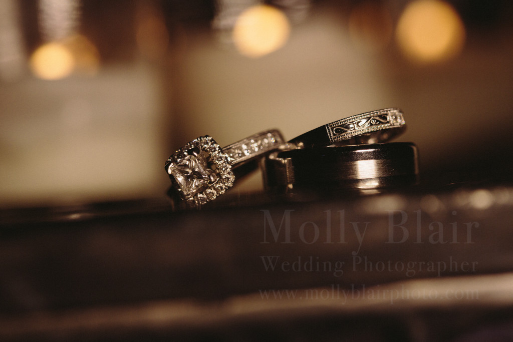 Close Up of Wedding Bands