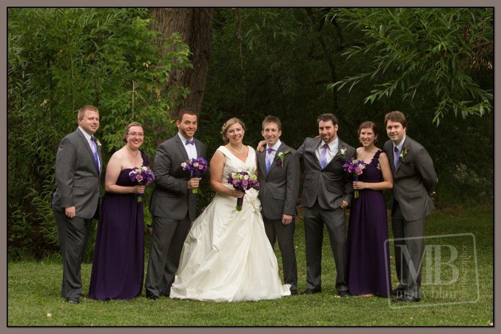 The Wedding Party for Wedgewood Wedding