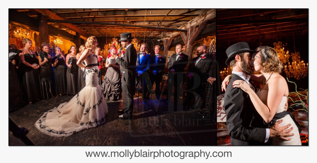 Low Light Wedding Ceremony