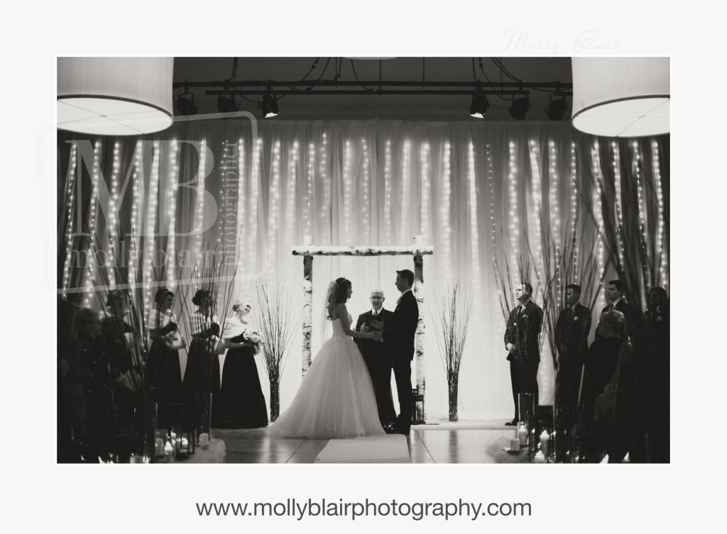 Candle Lit Wedding Ceremony at Warren Station
