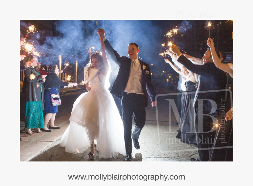 Warren Station sparkeler send off