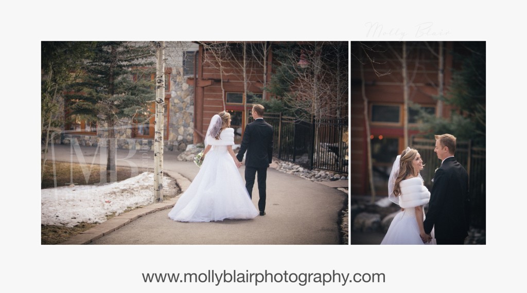 keystone village winter wedding