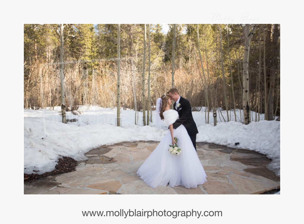 quaking aspen amphitheater winter wedding