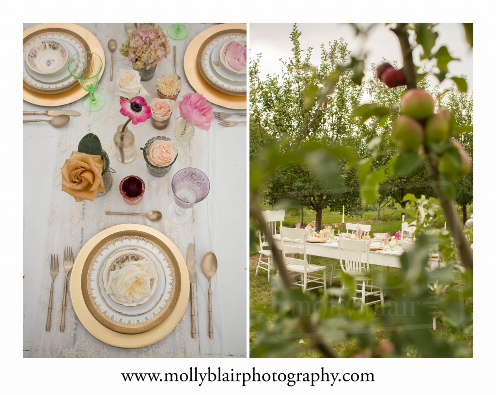English Garden Themed wedding