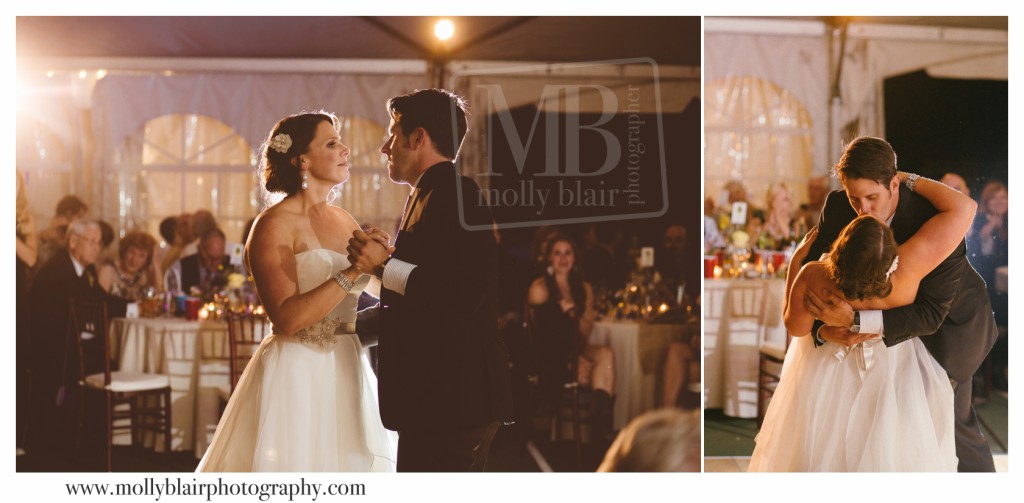 first-dance-tented-wedding