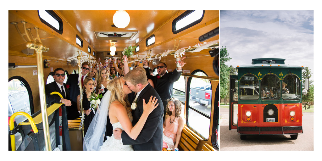 Cheyenne trolly bridal party