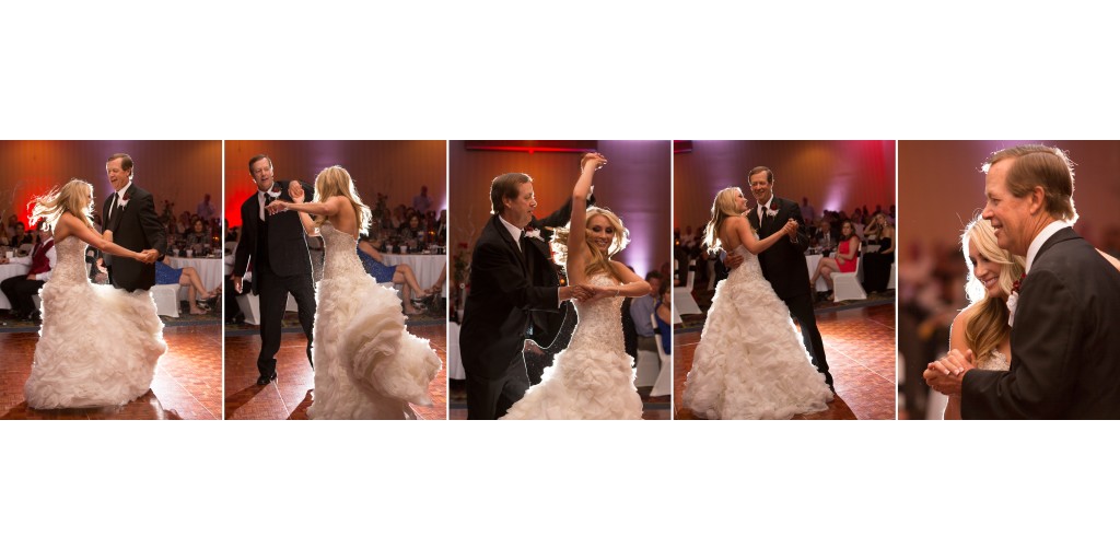 Father Daughter Dance in reception hall