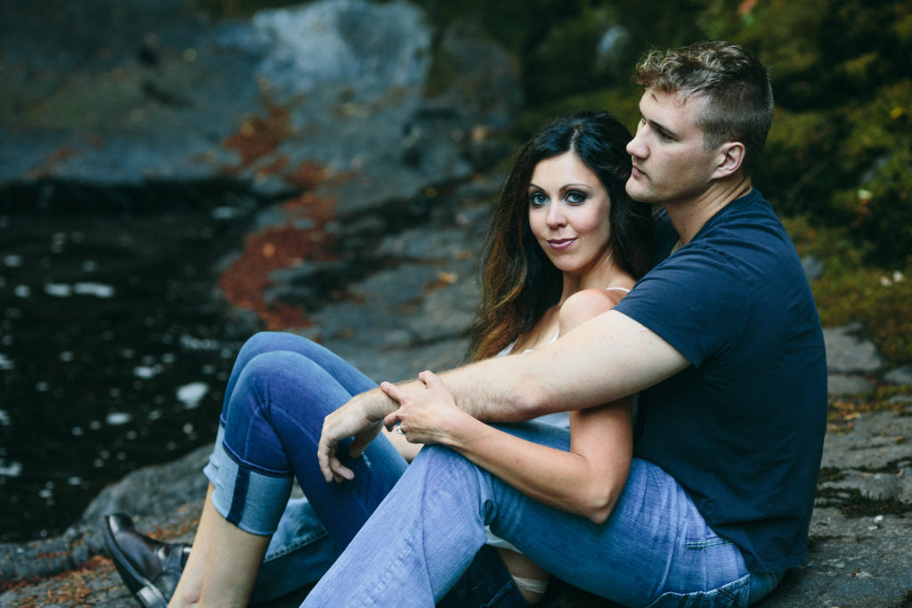 Sweet Creek Falls Engagement Session