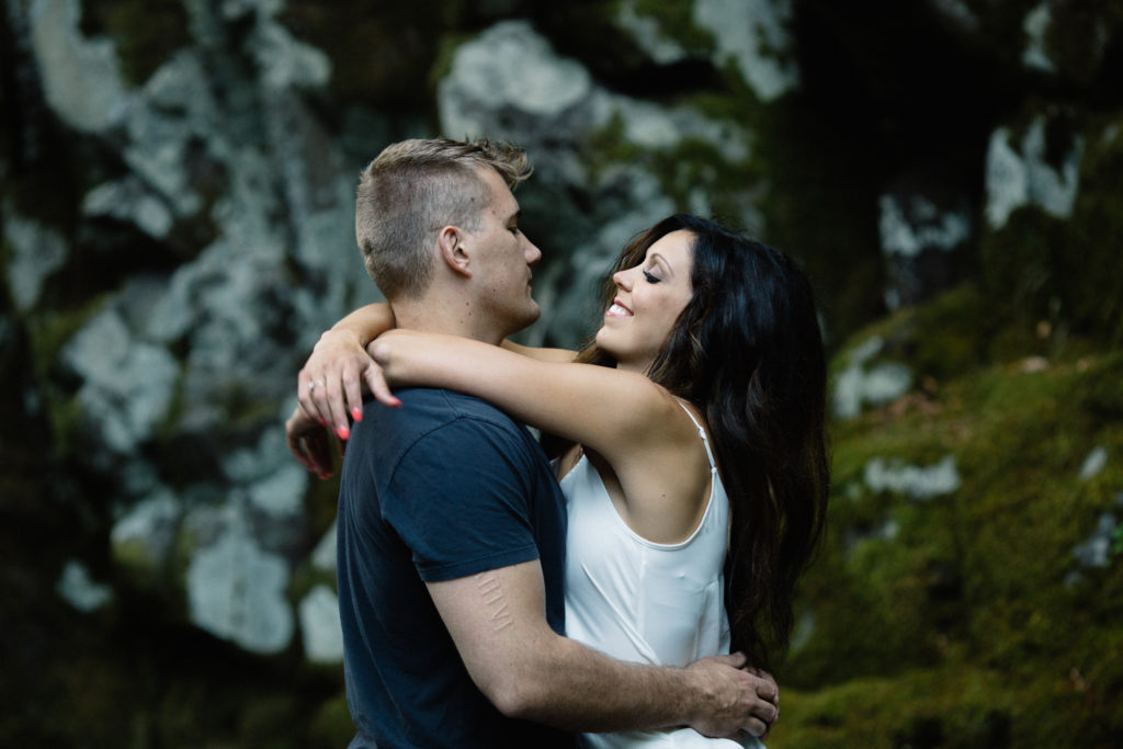 Sweet Creek Falls Engagement Session
