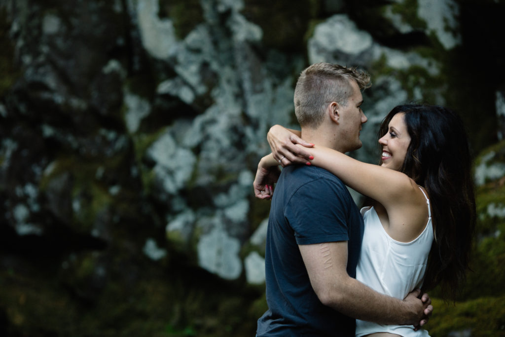 Sweet Creek Falls Engagement Session