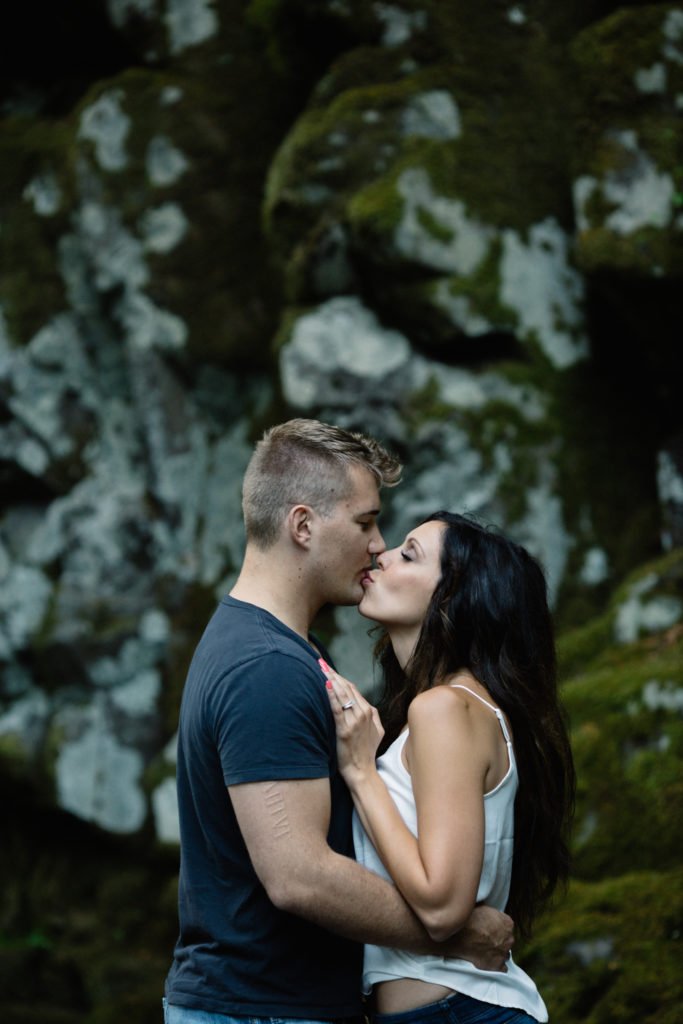 Sweet Creek Falls Engagement Session
