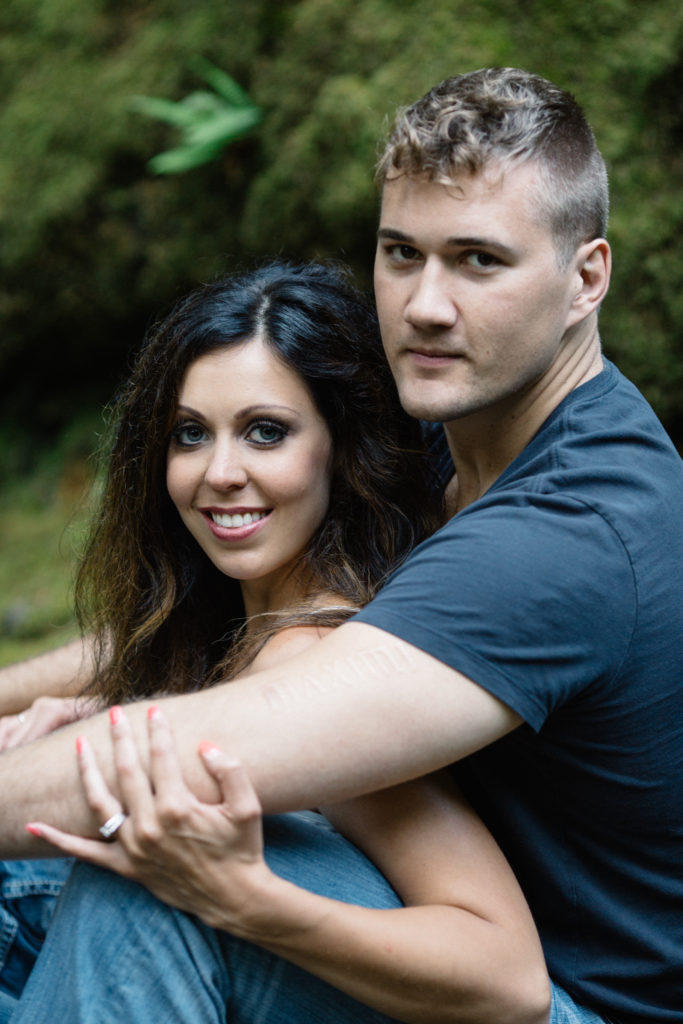 Sweet Creek Falls Engagement Session