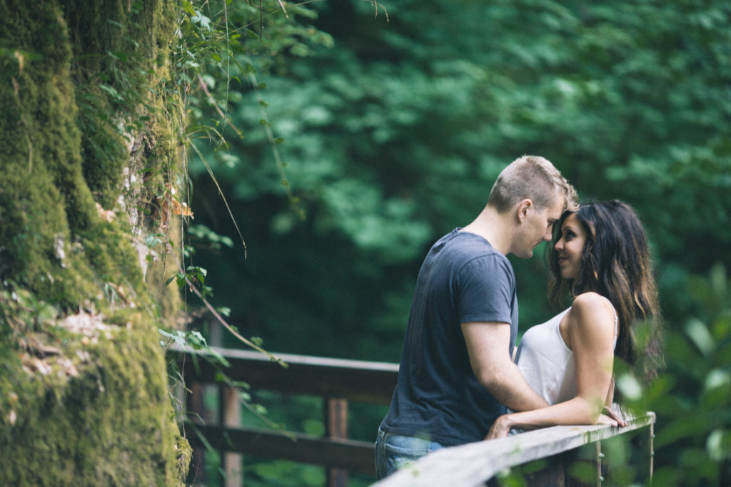 Sweet Creek Falls Engagement Session