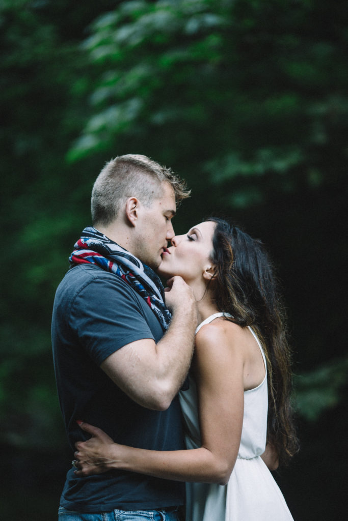 Sweet Creek Falls Engagement Photos