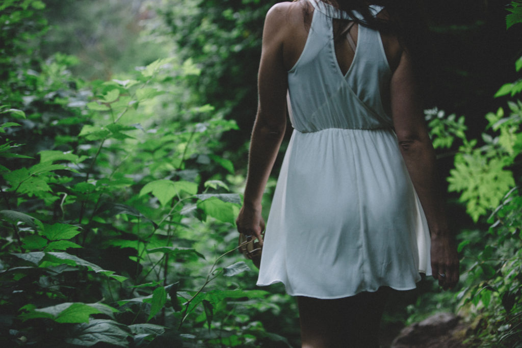 Sweet Creek Falls Engagement Photos